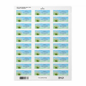 Edelweiss Alpine Bloemen Labels (Full Sheet)