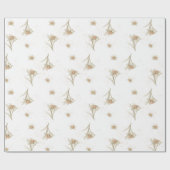 Edelweiss Alpine Flower Cadeaupapier (Vlak)
