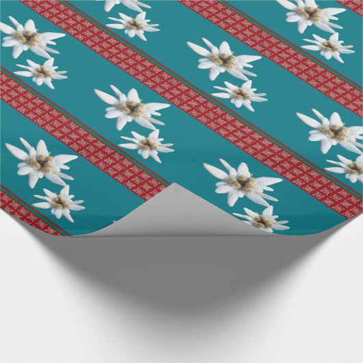 Edelweiss Alpine Flower Cadeaupapier (Hoek)