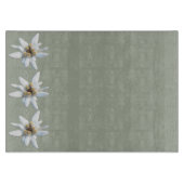 Edelweiss Alpine Flower Snijplank (Voorkant)