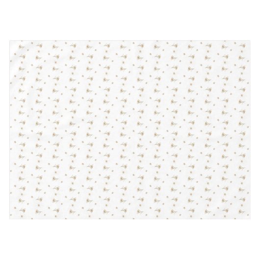 Edelweiss Alpine Flower Waterverf Tafelkleed (Voorkant (Horizontaal))