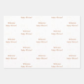 Edelweiss Alpine Wildflower Naam Inpakpapier Vel (Voorkant 3)