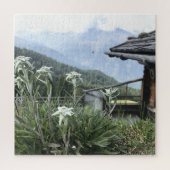 Edelweiss Alps Mountain Puzzle Legpuzzel (Verticaal)