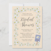 Edelweiss Alps Wildflower Champagne Vrijgezellenfe Kaart (Voorkant)