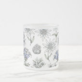 Edelweiss and Gentian Flower Mug Matglas Koffiemok (Center)