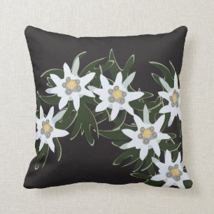 Edelweiss-bloemen Kussen