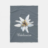 Edelweiss Bloom Fleece Deken (Voorkant)