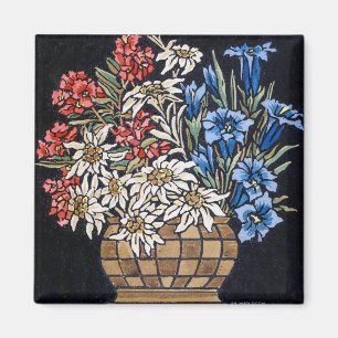 Edelweiss Bouquet Magnet