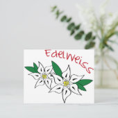 Edelweiss Briefkaart (Staand voorkant)