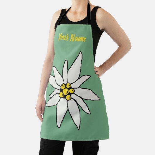 Edelweiss Chalet Flower Retro Huts Alm Schort (Insitu)