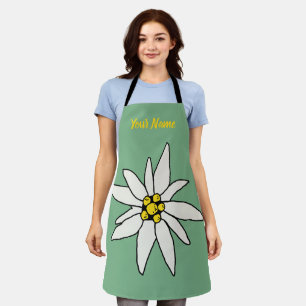 Edelweiss Chalet Flower Retro Huts Alm Schort