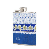  Edelweiss- en Lace-maatkolf Heupfles (Links)