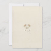 Edelweiss Floral sparen de Uitnodiging van de Dat (Achterkant)