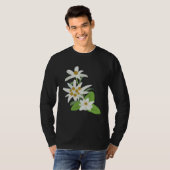 Edelweiss Flower Mountain Flowers Switzerland Aust T-shirt (Voorkant volledig)