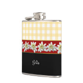 Edelweiss Flowers Custom Flask Heupfles (Links)