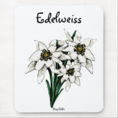 Edelweiss Flowers Muismat (Voorkant)