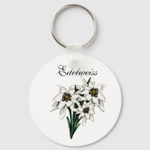 Edelweiss Flowers Sleutelhanger