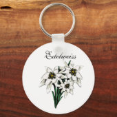 Edelweiss Flowers Sleutelhanger (Voorkant)