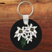 Edelweiss Flowers Sleutelhanger (Voorkant)