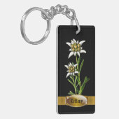 Edelweiss - Gepersonaliseerd Sleutelhanger (Voorkant Links)