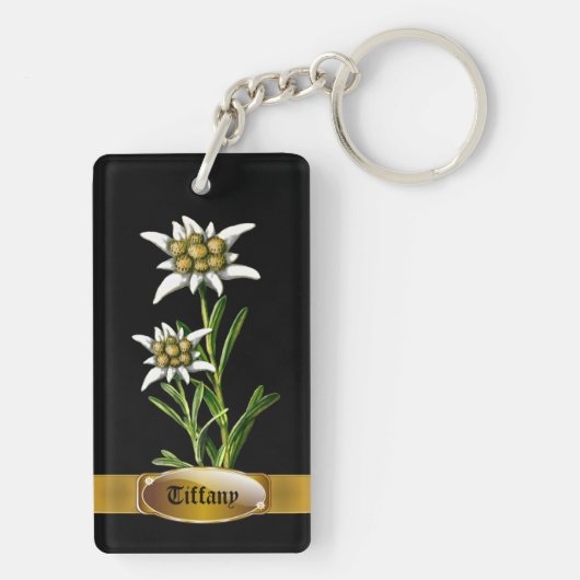 Edelweiss - Gepersonaliseerd Sleutelhanger (achterkant)