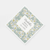 Edelweiss handleiding-geïllustreerde persoonlijke  servet (Hoek)