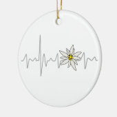 Edelweiss Hartslag Oktoberfest Souvenir Keramisch Ornament (Links)