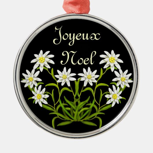 Edelweiss Joyeux Noel Ornament (Voorkant)