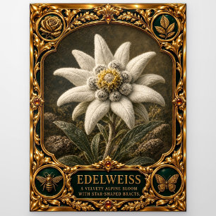 Edelweiss, Juweel-erfstuk Kunst Briefkaart