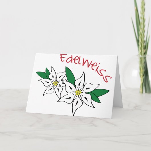 Edelweiss Kaart (Voorkant)
