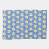 Edelweiss Print Blue Kitchen Towels Theedoek (Horizontaal)