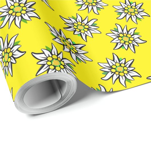 Edelweiss puur cadeaupapier (Rol Hoek)