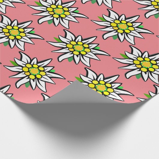 Edelweiss puur cadeaupapier (Hoek)