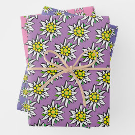 Edelweiss puur  inpakpapier vel