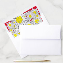 Edelweiss Red Envelope Liner