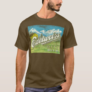 Edelweiss Ritz Beer Overleden Brouwerij Logo T-shirt