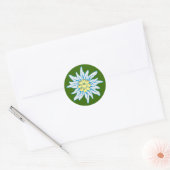 Edelweiss Ronde Sticker (Envelop)