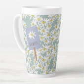 Edelweiss Schattigee handgeïllustreerde latte Mok (Linkerhoek)