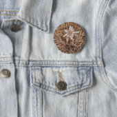 Edelweiss - Stella Alpina Ronde Button 5,7 Cm (In situ)