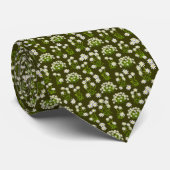 Edelweiss Swiss Alpine Flowers Stropdas (Opgerold)