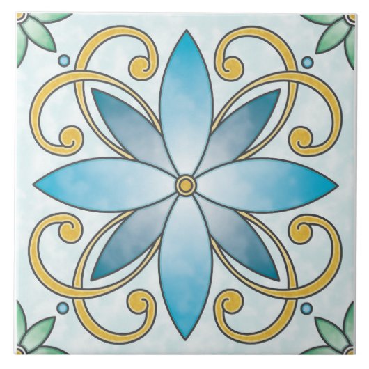 Edelweiss Tile Tegeltje (Voorkant)