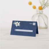 Edelweiss Weddenschap Place Card Plaatskaartje (Voorkant)