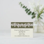 Edelweiss Wedding-kaarten Informatiekaartje (Staand voorkant)