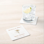 Edelweiss Wildflower Baby shower Kartonnen Onderzetters (Insitu)