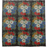 Edelweiss Zwitsers alpenventiel Douchegordijn (Voorkant)