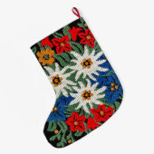 Edelweiss Zwitsers alpenventiel Grote Kerstsok (Achterkant (Hangend))