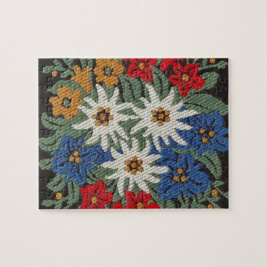 Edelweiss Zwitsers alpenventiel Legpuzzel (Horizontaal)