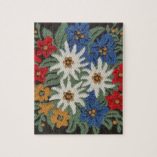 Edelweiss Zwitsers alpenventiel Legpuzzel (Verticaal)