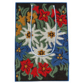 Edelweiss Zwitsers alpenventiel Medium Cadeauzakje (Achterkant)