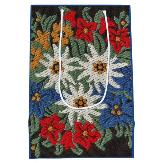 Edelweiss Zwitsers alpenventiel Medium Cadeauzakje (Achterkant)